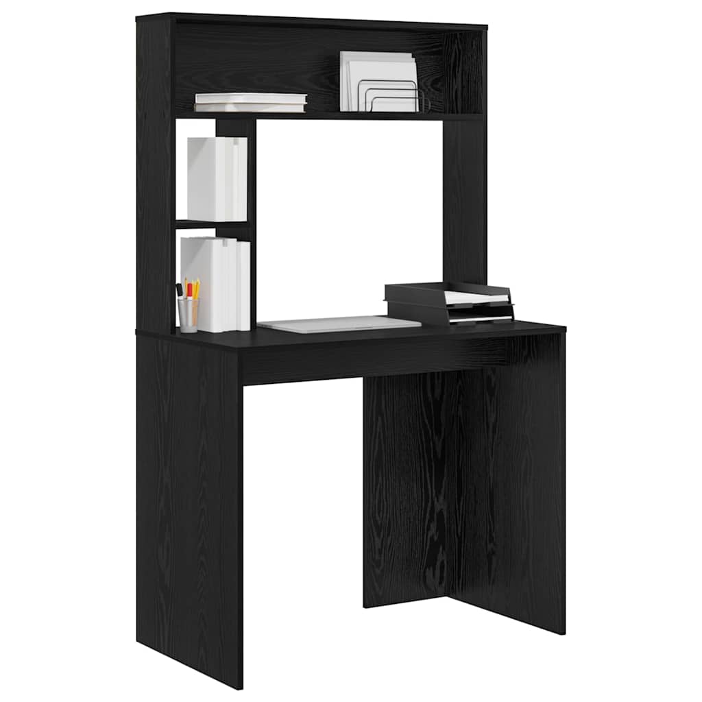 Scrivania Rovere Nero 91 x 50 x 149 cm Legno multistrato