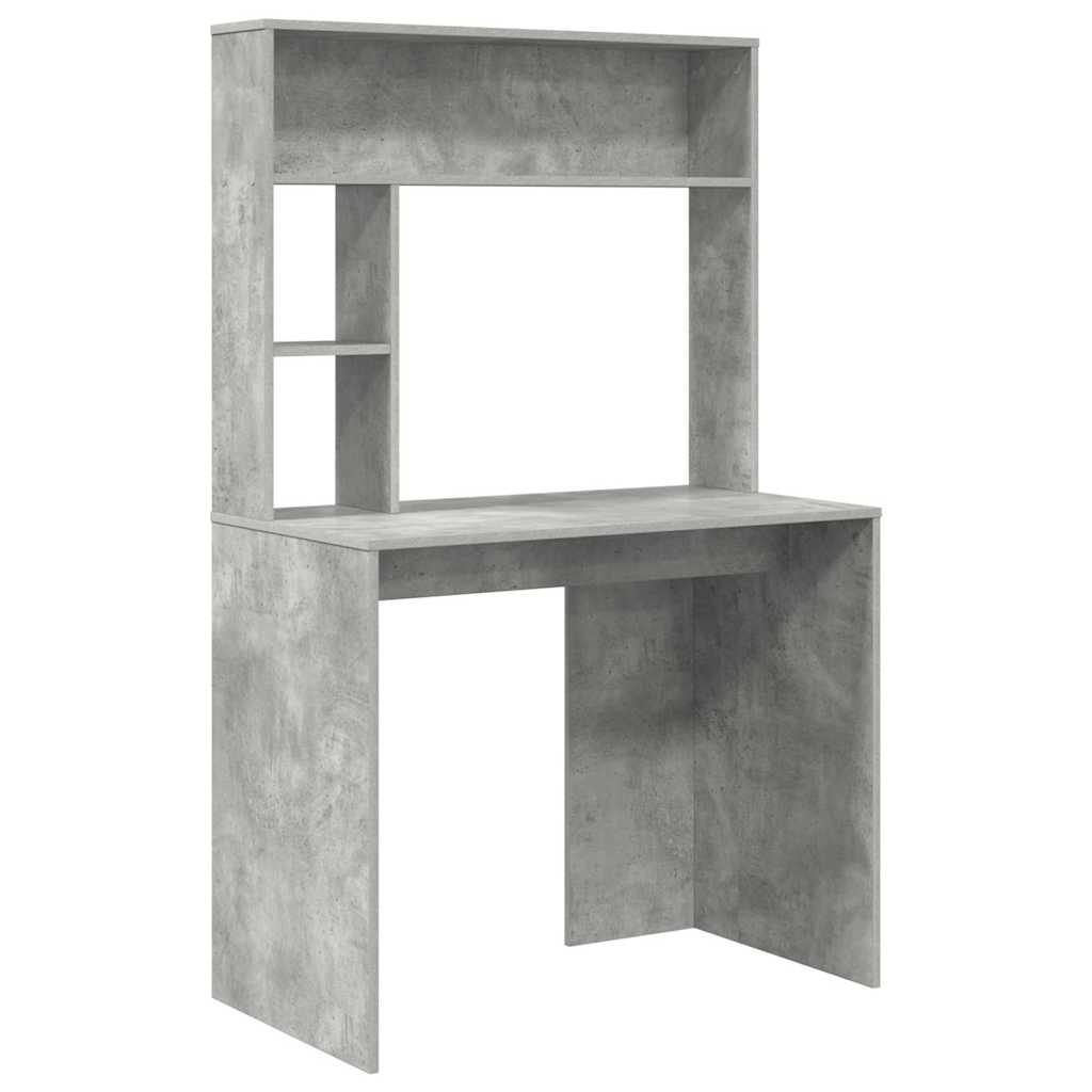 Scrivania Grigio cemento 91 x 50 x 149 cm Legno multistrato