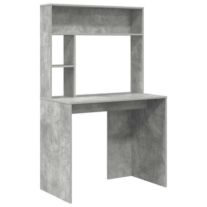 Scrivania Grigio cemento 91 x 50 x 149 cm Legno multistrato