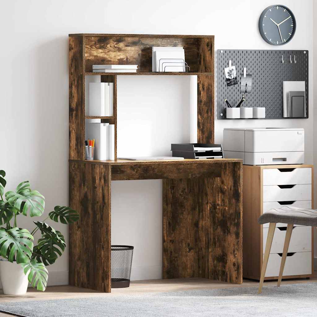 Scrivania Rovere fumÃ© 91 x 50 x 149 cm Legno multistrato