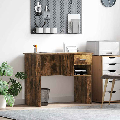 Scrivania Rovere fumÃ© 90 x 49 x 75 cm Legno multistrato