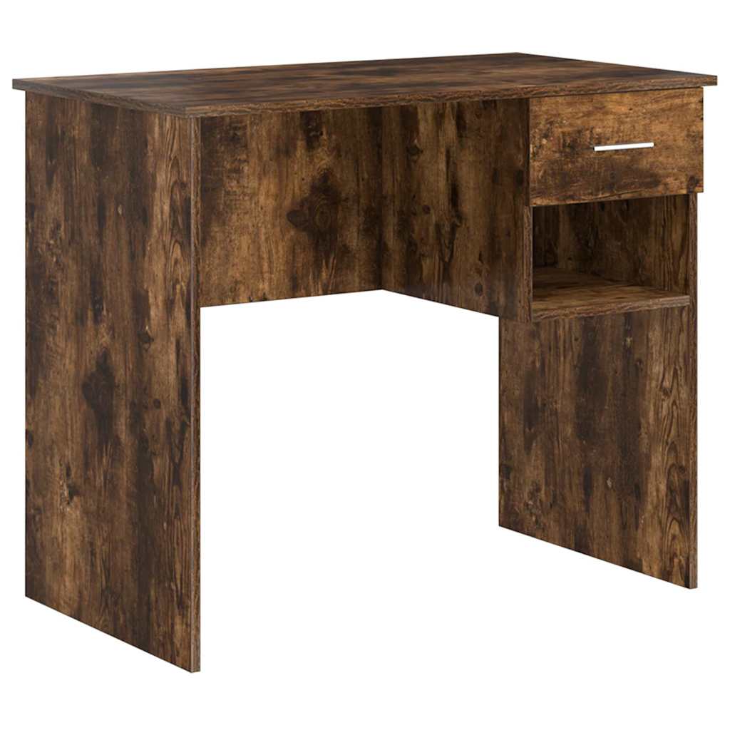 Scrivania Rovere fumÃ© 90 x 49 x 75 cm Legno multistrato