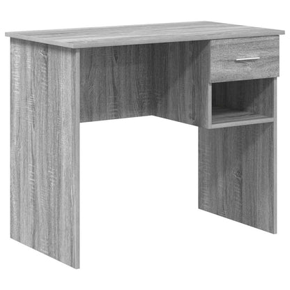 Scrivania Grigio Sonoma 90 x 49 x 75 cm Legno multistrato