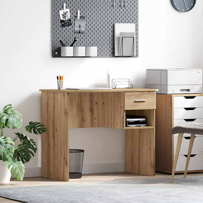 Scrivania Rovere artigianale 90 x 49 x 75 cm Legno multistrato