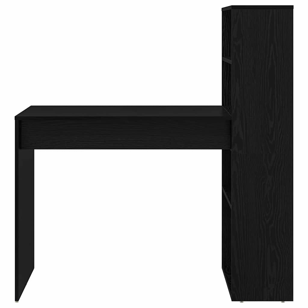 Scrivania Rovere Nero 113 x 54 x 120 cm Legno multistrato