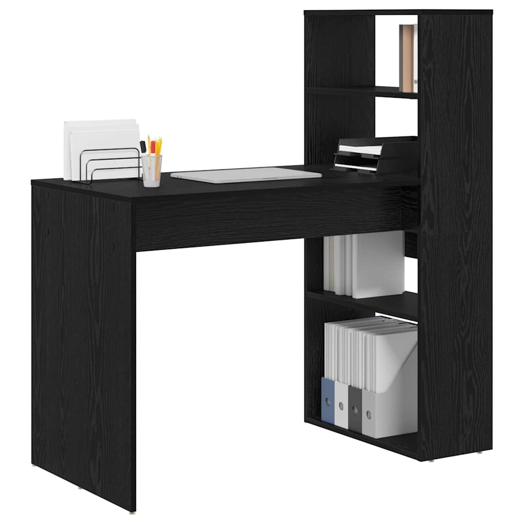 Scrivania Rovere Nero 113 x 54 x 120 cm Legno multistrato