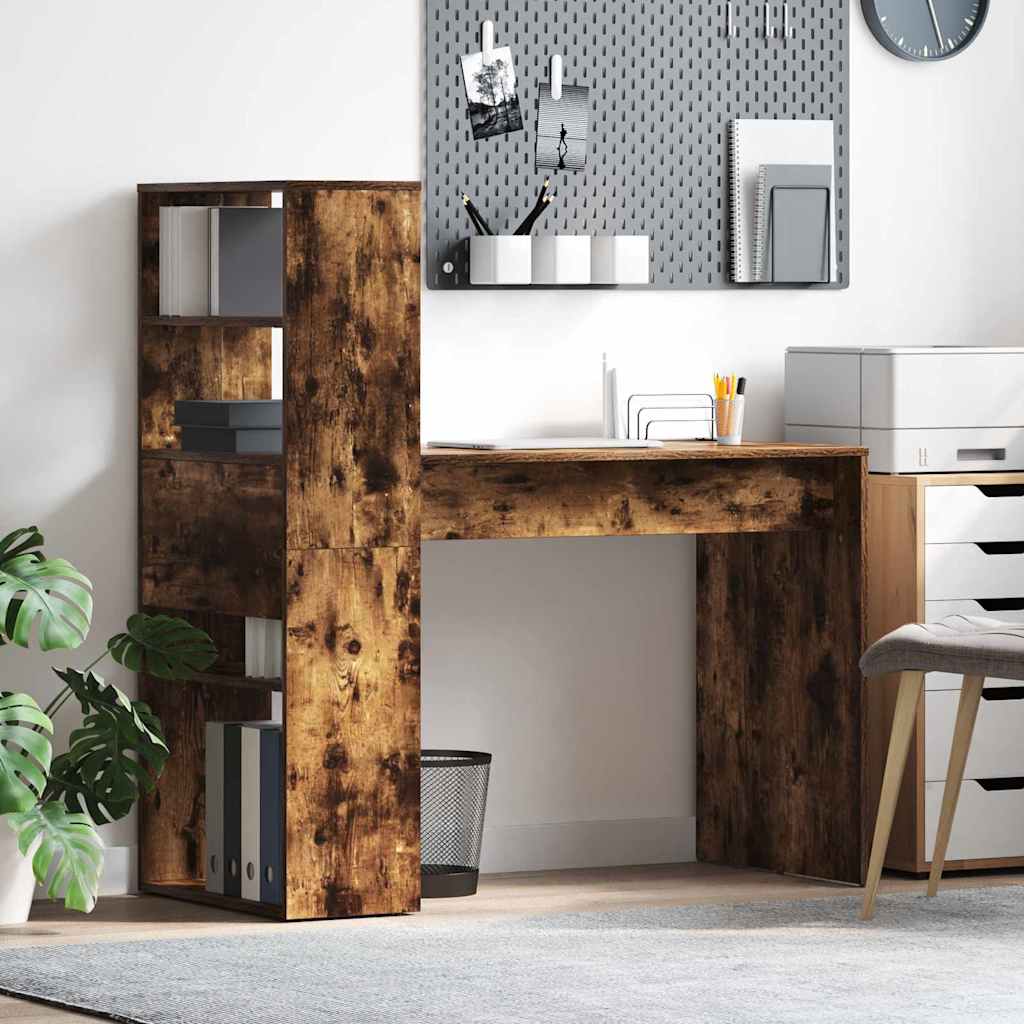 Scrivania Rovere fumÃ© 113 x 54 x 120 cm Legno multistrato