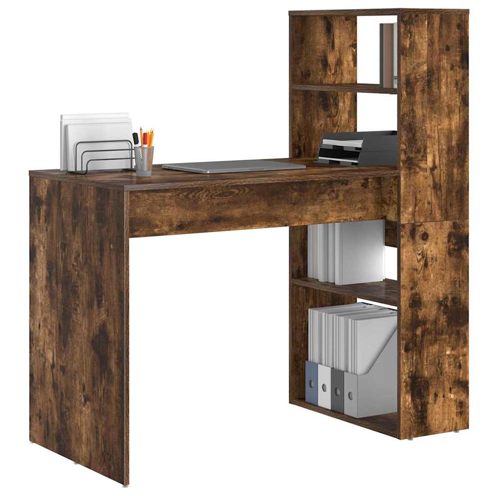Scrivania Rovere fumÃ© 113 x 54 x 120 cm Legno multistrato