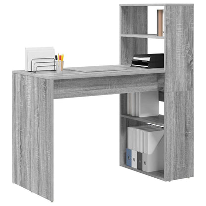 Scrivania Grigio Sonoma 113 x 54 x 120 cm Legno multistrato