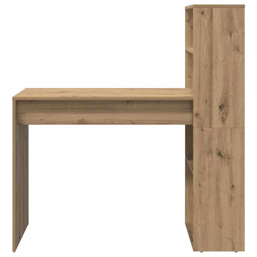 Scrivania con lo scaffale Rovere artigianale 113 x 54 x 120 cm