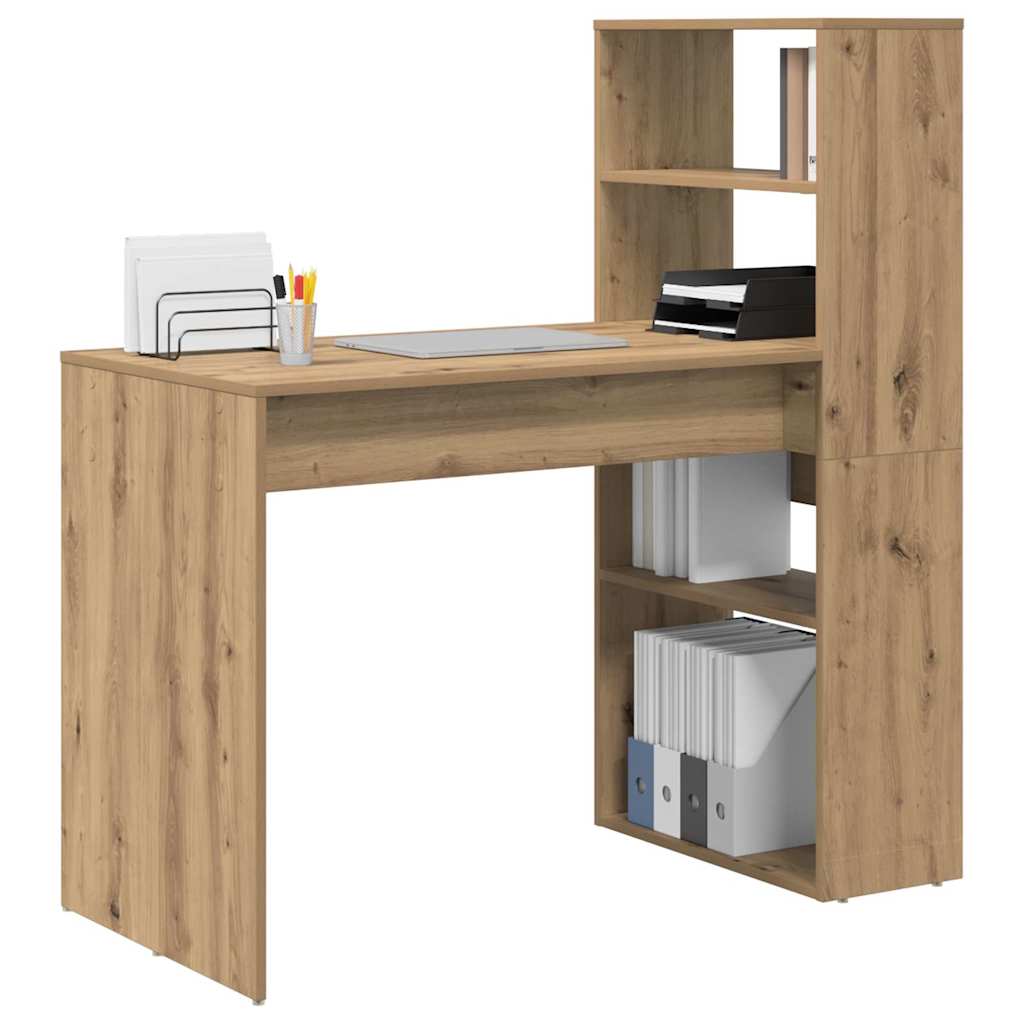 Scrivania con lo scaffale Rovere artigianale 113 x 54 x 120 cm
