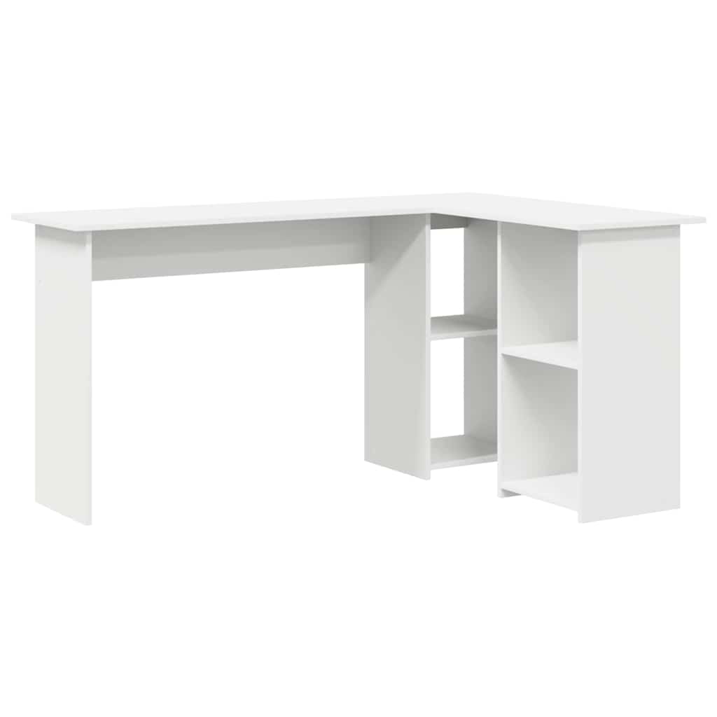 Scrivania Bianco 142 x 102 x 73 cm Legno multistrato