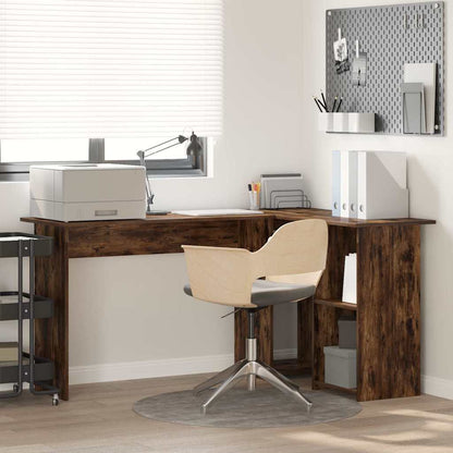 Scrivania Rovere fumÃ© 142 x 102 x 73 cm Legno multistrato