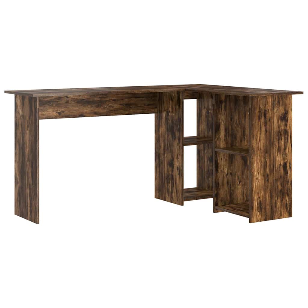 Scrivania Rovere fumÃ© 142 x 102 x 73 cm Legno multistrato