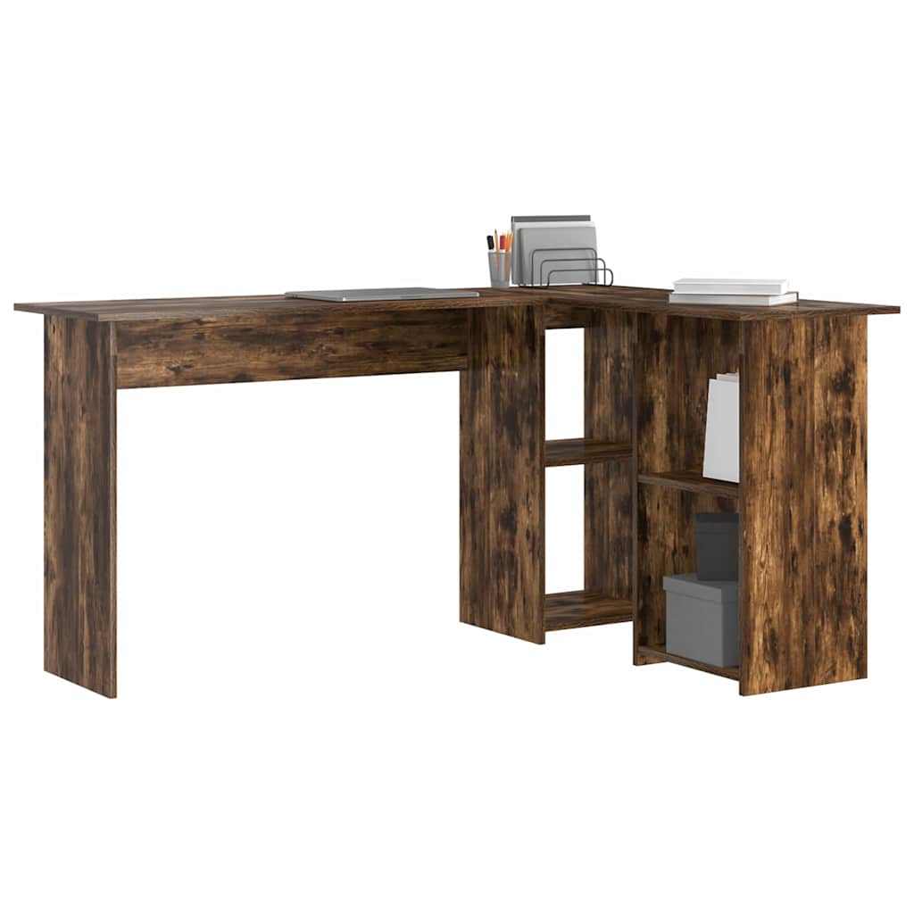 Scrivania Rovere fumÃ© 142 x 102 x 73 cm Legno multistrato