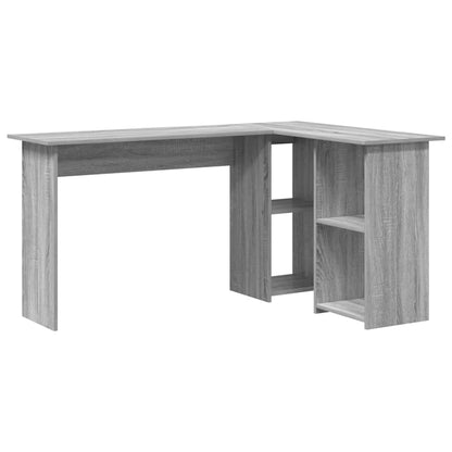 Scrivania Grigio Sonoma 142 x 102 x 73 cm Legno multistrato