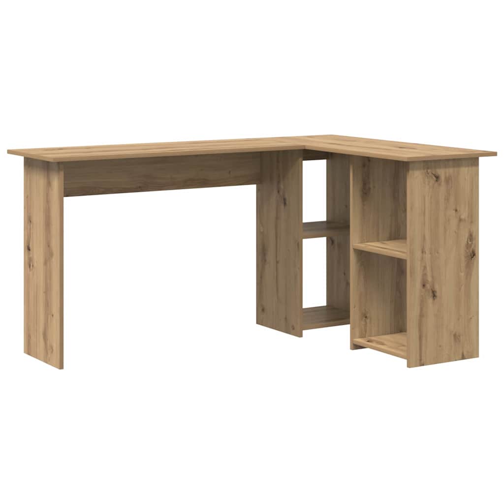 Scrivania con lo scaffale Rovere artigianale 142 x 102 x 73 cm