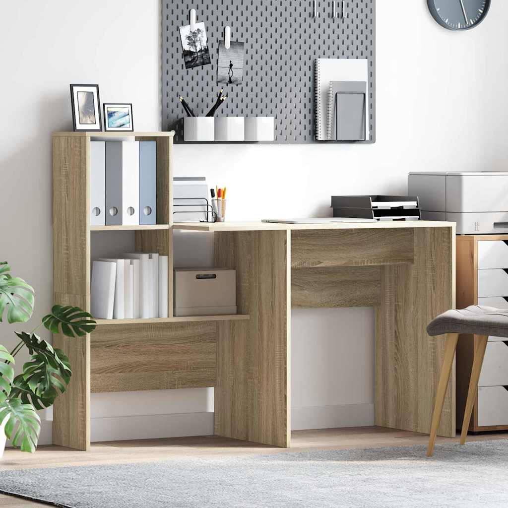 Scrivania Rovere Sonoma 131,5 x 50 x 106,5 cm Legno multistrato