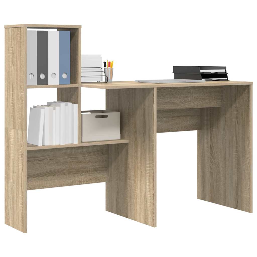 Scrivania Rovere Sonoma 131,5 x 50 x 106,5 cm Legno multistrato