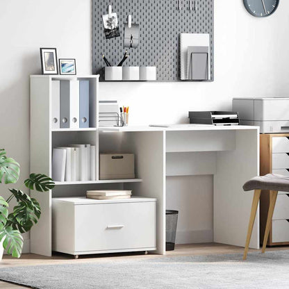 Mobile con Cassetti con ruota Bianco 55 x 45 x 31 cm