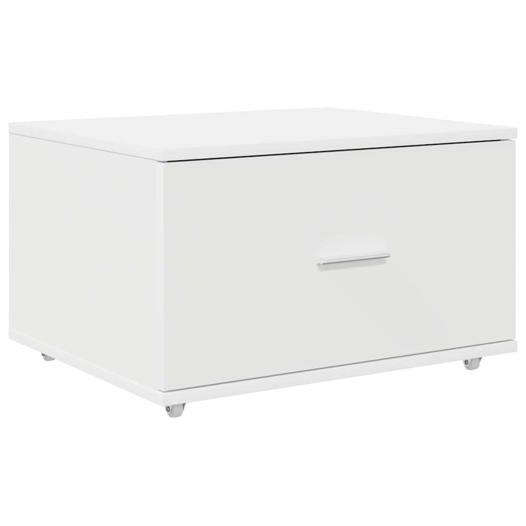 Mobile con Cassetti con ruota Bianco 55 x 45 x 31 cm