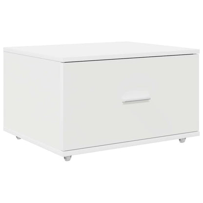 Mobile con Cassetti con ruota Bianco 55 x 45 x 31 cm