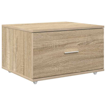 Mobile con Cassetti con ruota Rovere Sonoma 55 x 45 x 31 cm