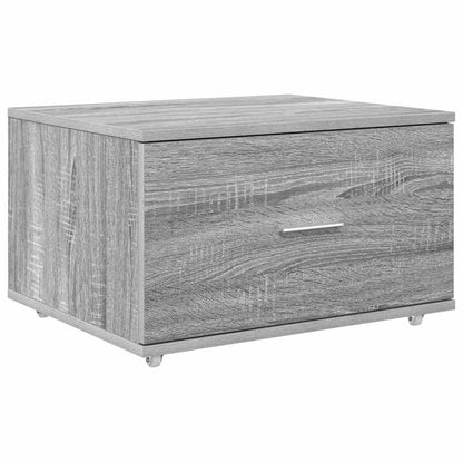 Mobile con Cassetti con ruota Grigio Sonoma 55 x 45 x 31 cm