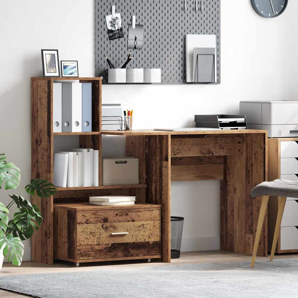 Mobile con Cassetti con ruota Legno vecchio 55 x 45 x 31 cm