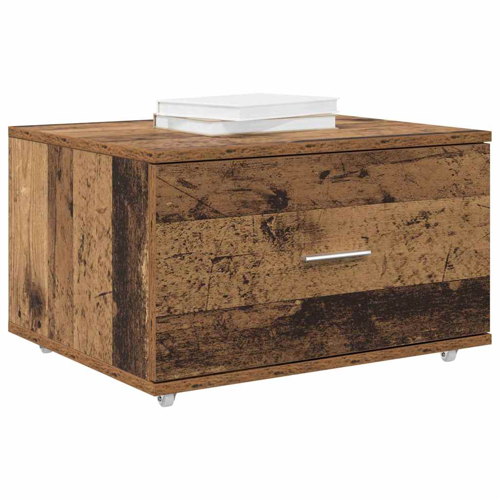 Mobile con Cassetti con ruota Legno vecchio 55 x 45 x 31 cm