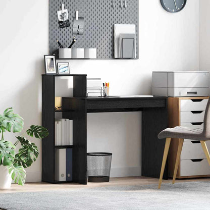Scrivania Rovere Nero 100 x 40 x 90 cm Legno multistrato