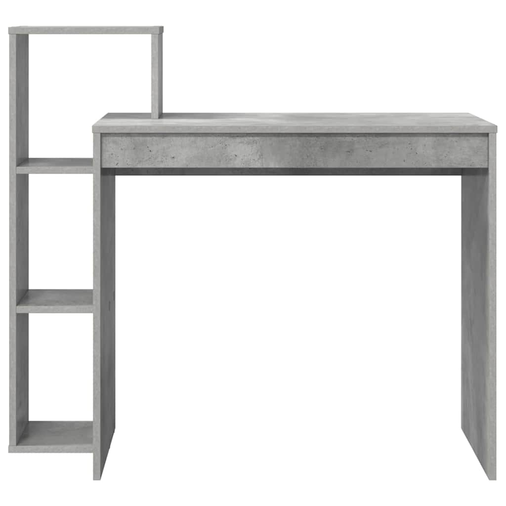 Scrivania Grigio cemento 100 x 40 x 90 cm Legno multistrato