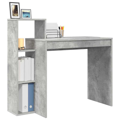 Scrivania Grigio cemento 100 x 40 x 90 cm Legno multistrato