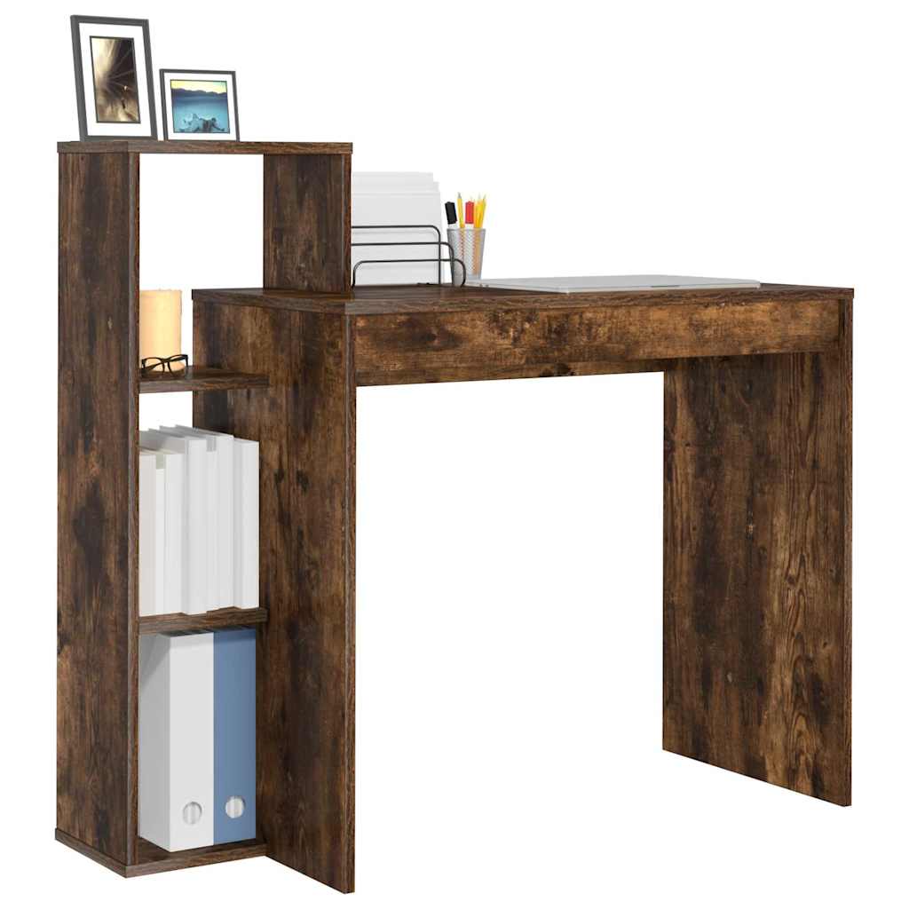 Scrivania Rovere fumÃƒÂ© 100 x 40 x 90 cm Legno multistrato