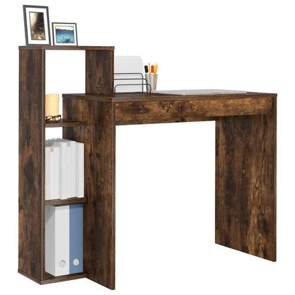 Scrivania Rovere fumÃƒÂ© 100 x 40 x 90 cm Legno multistrato