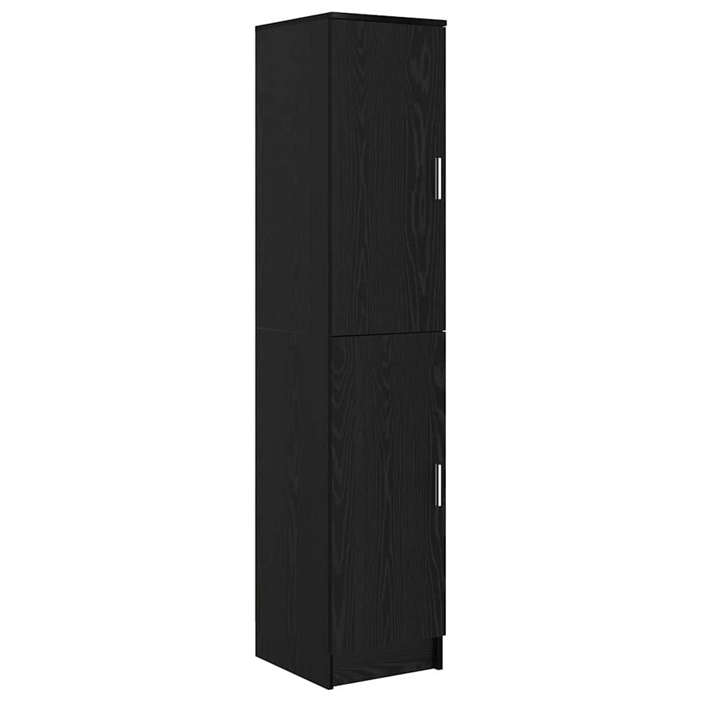 Credenza Rovere Nero 35 x 39 x 168 cm