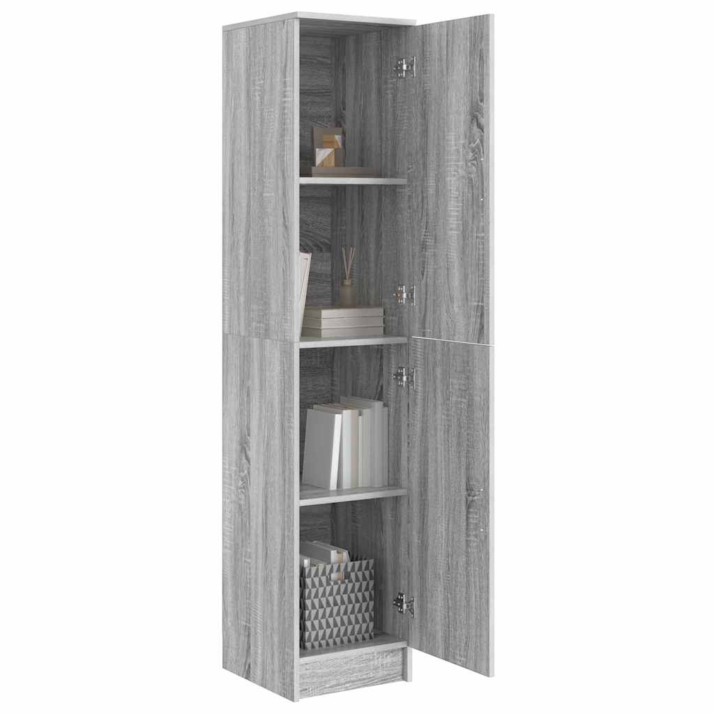 Credenza Grigio Sonoma 35 x 39 x 168 cm