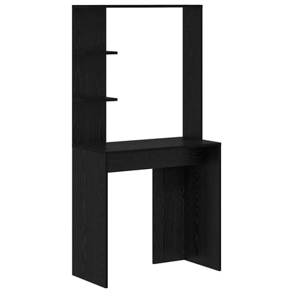 Scrivania Rovere Nero 78,5 x 37 x 154,5 cm Legno multistrato
