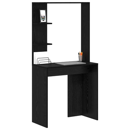Scrivania Rovere Nero 78,5 x 37 x 154,5 cm Legno multistrato
