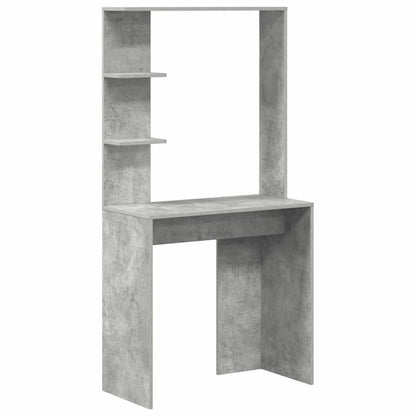 Scrivania Grigio cemento 78,5 x 37 x 154,5 cm Legno multistrato