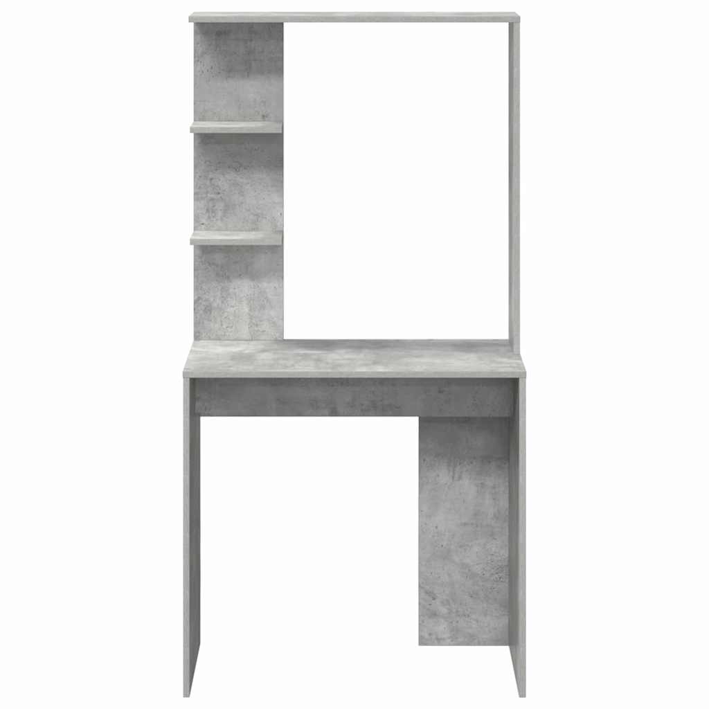Scrivania Grigio cemento 78,5 x 37 x 154,5 cm Legno multistrato