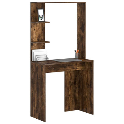 Scrivania Rovere fumÃ© 78,5 x 37 x 154,5 cm Legno multistrato