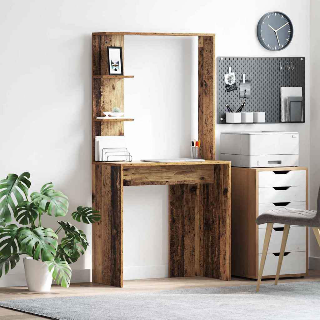Scrivania Legno vecchio 78,5 x 37 x 154,5 cm Legno multistrato