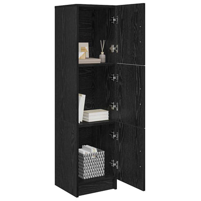Credenza Rovere Nero 31.5 x 32 x 122.5 cm