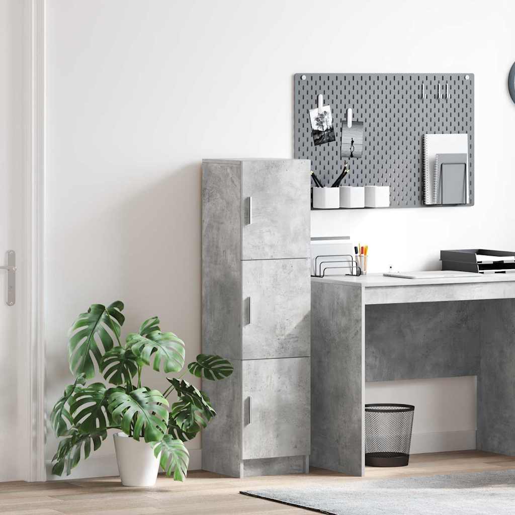 Credenza Grigio cemento 31.5 x 32 x 122.5 cm
