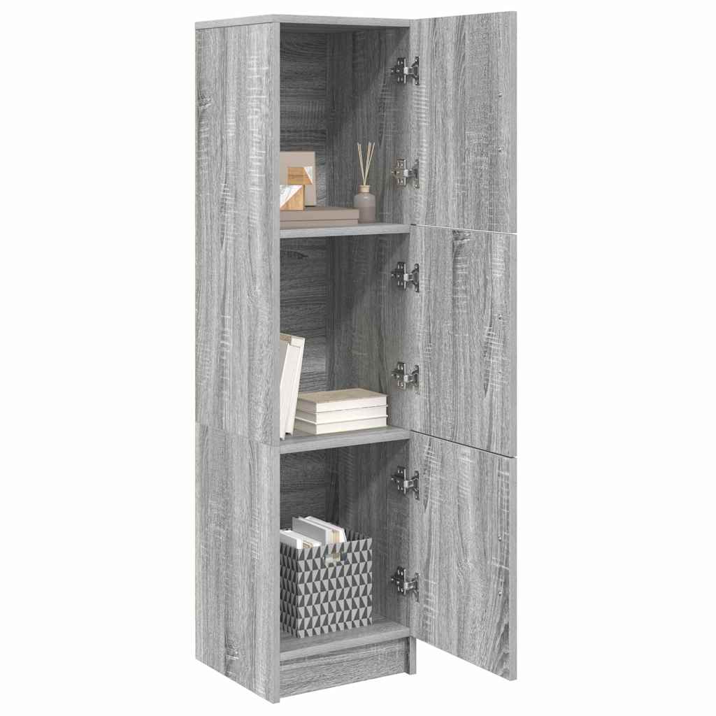 Credenza Grigio Sonoma 31.5 x 32 x 122.5 cm