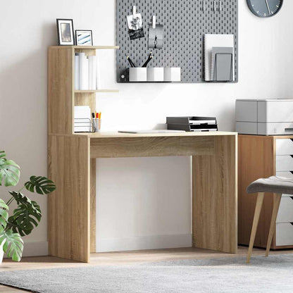 Scrivania rovere sonoma 102 x 50 x 124 cm Legno multistrato