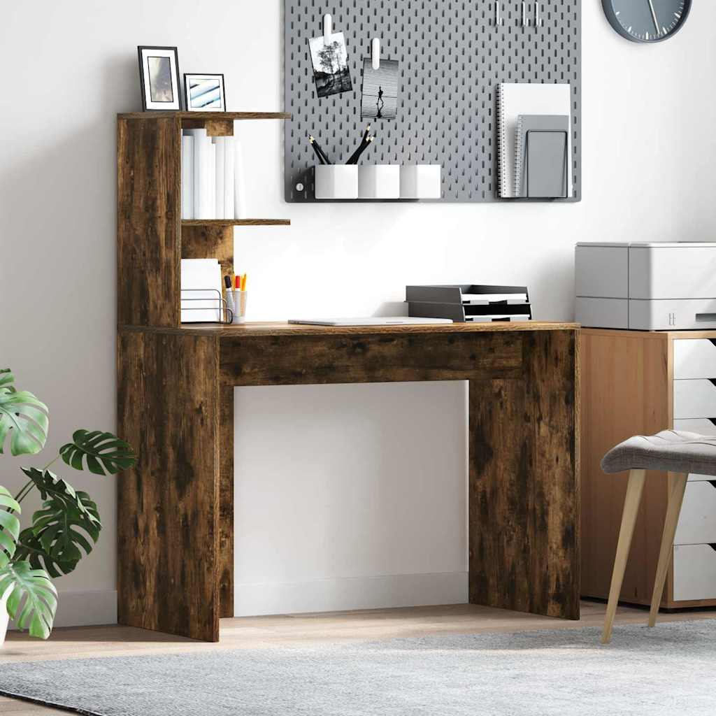 Scrivania Rovere fumÃ© 102 x 50 x 124 cm Legno multistrato
