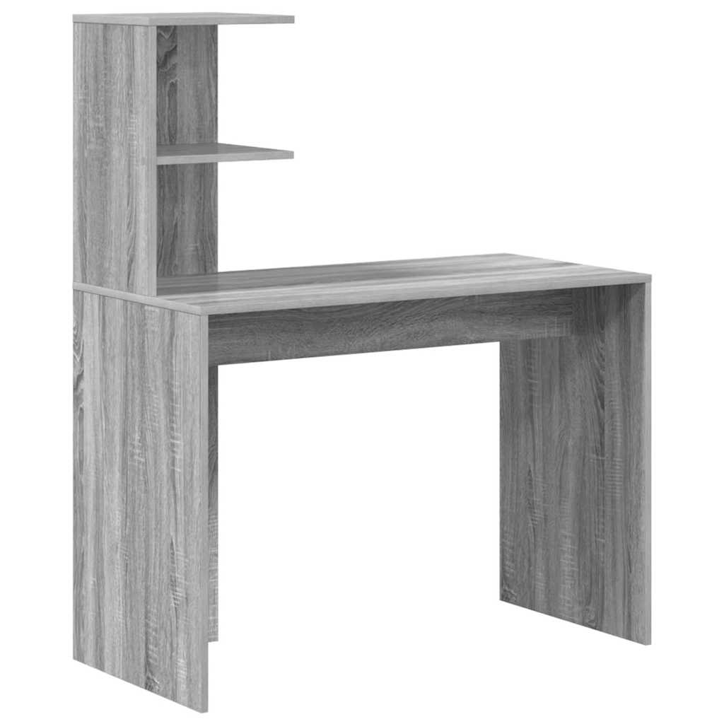 Scrivania Grigio Sonoma 102 x 50 x 124 cm Legno multistrato