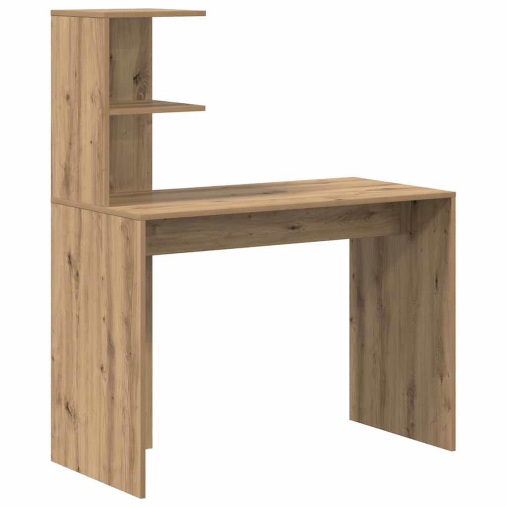 Scrivania con lo scaffale Rovere artigianale 102 x 50 x 124 cm
